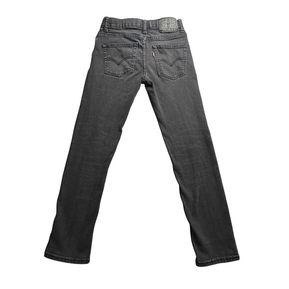 Levi's 511 Slim Jeans Boys 12 Regular Black Performance Stretch Flex W26 L27 - Picture 1 of 16